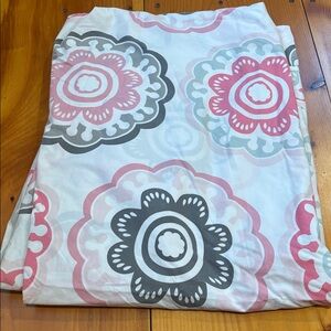 DWELL STUDIOS *Full* Medallion Print Duvet Cover Pink Gray